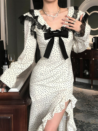 A Vintage Style Dress with Delicate Timeless Details