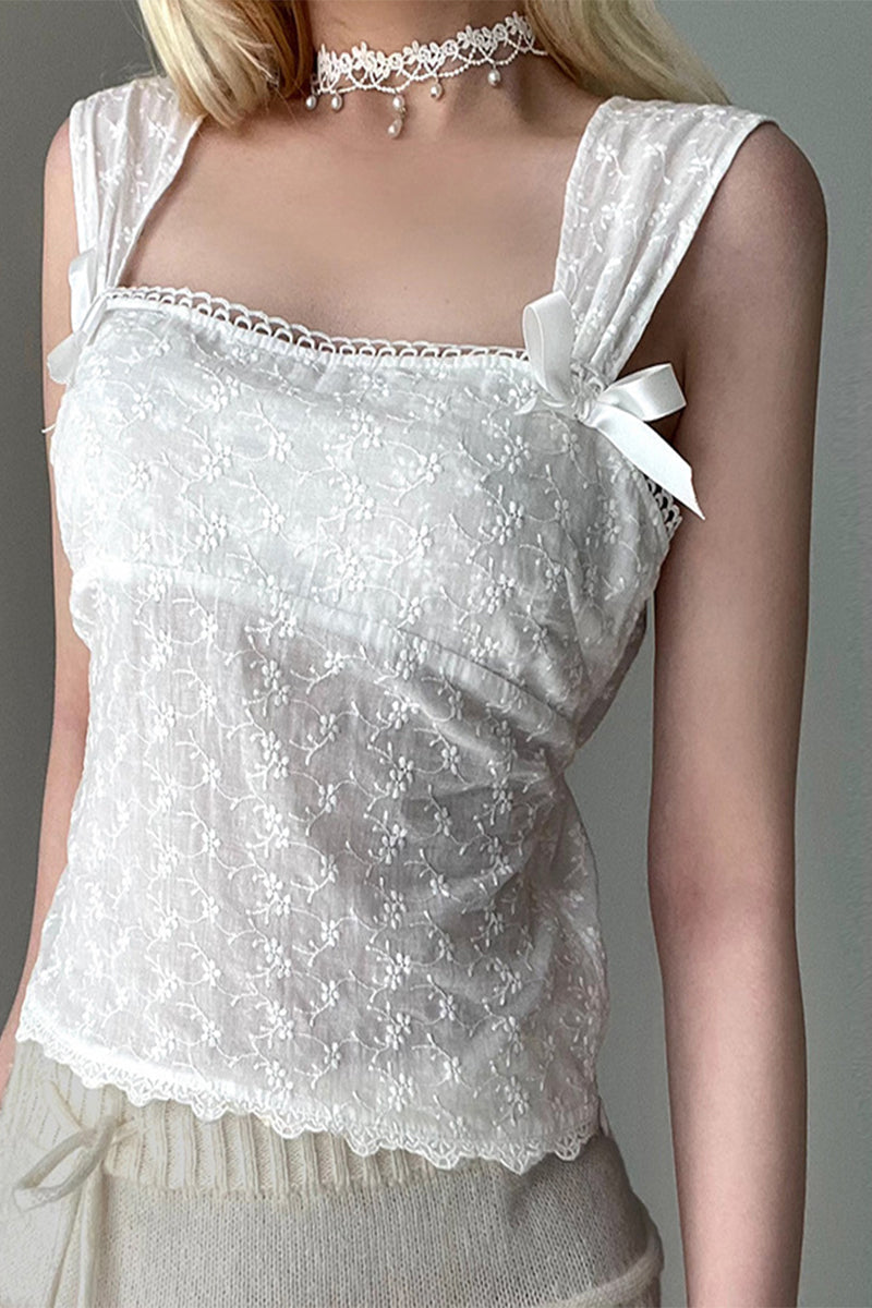 A Vintage Style Top with Delicate Timeless Details