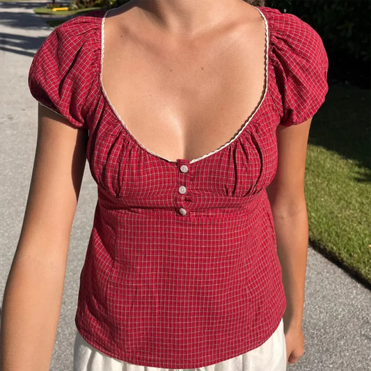 A Vintage Style Top with Delicate Timeless Details