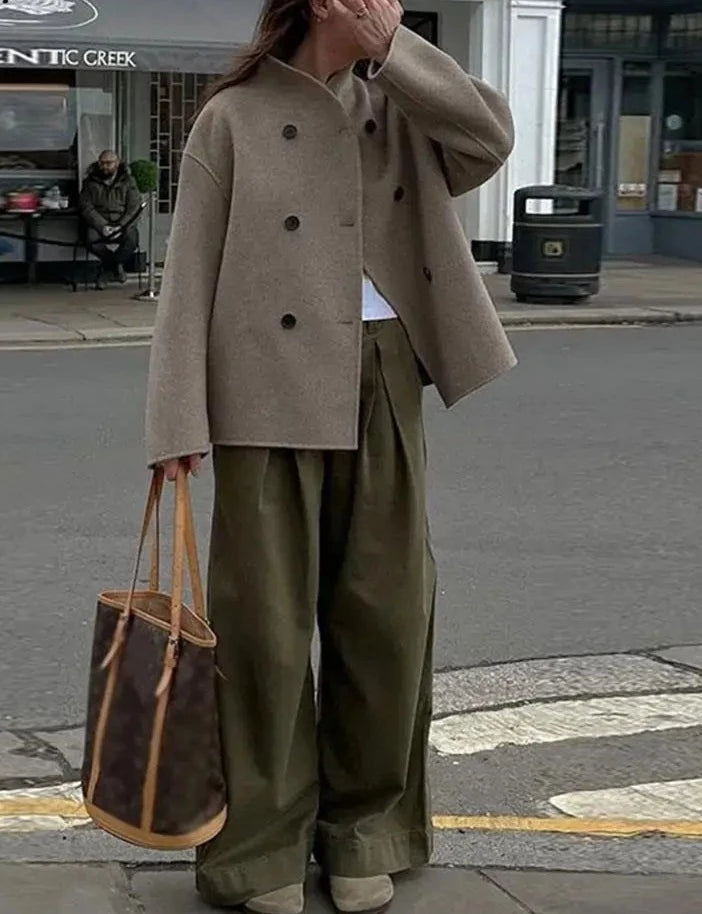 A Vintage Style Coat with Delicate Timeless Details
