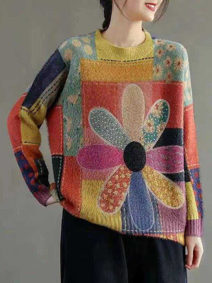 Vintage Inspired Sweater with a Contemporary Edge