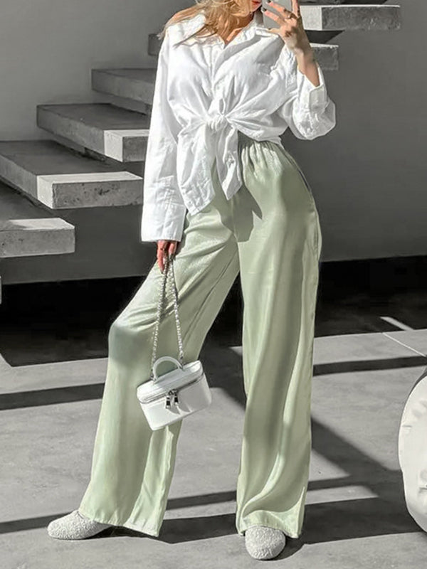 A Vintage Style Pants with Delicate Timeless Details
