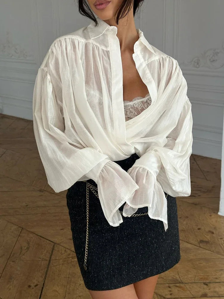 Vintage Inspired Blouse with a Contemporary Edge