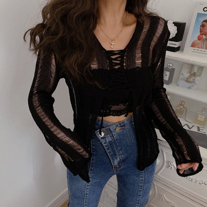 A Vintage Style Sweater with Delicate Timeless Details