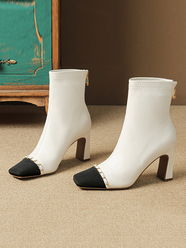 A Vintage Style Boots with Delicate Timeless Details