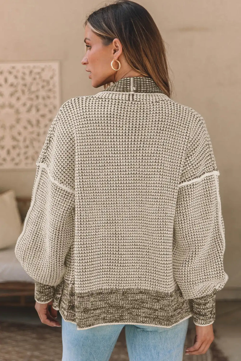 Beautifully Balanced Cardigan with Timeless Character