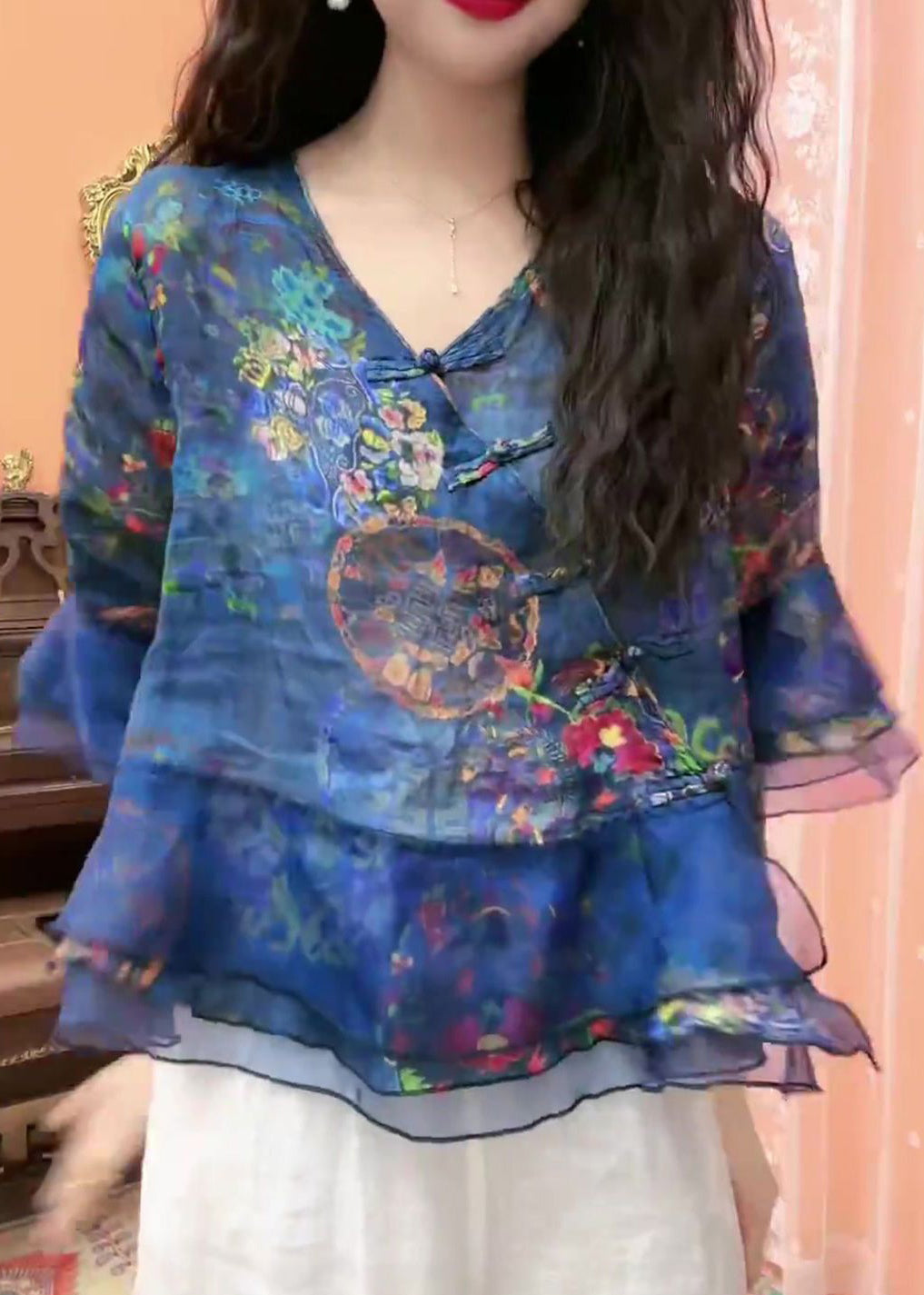 Gracefully Styled Blouse for Any Occasion