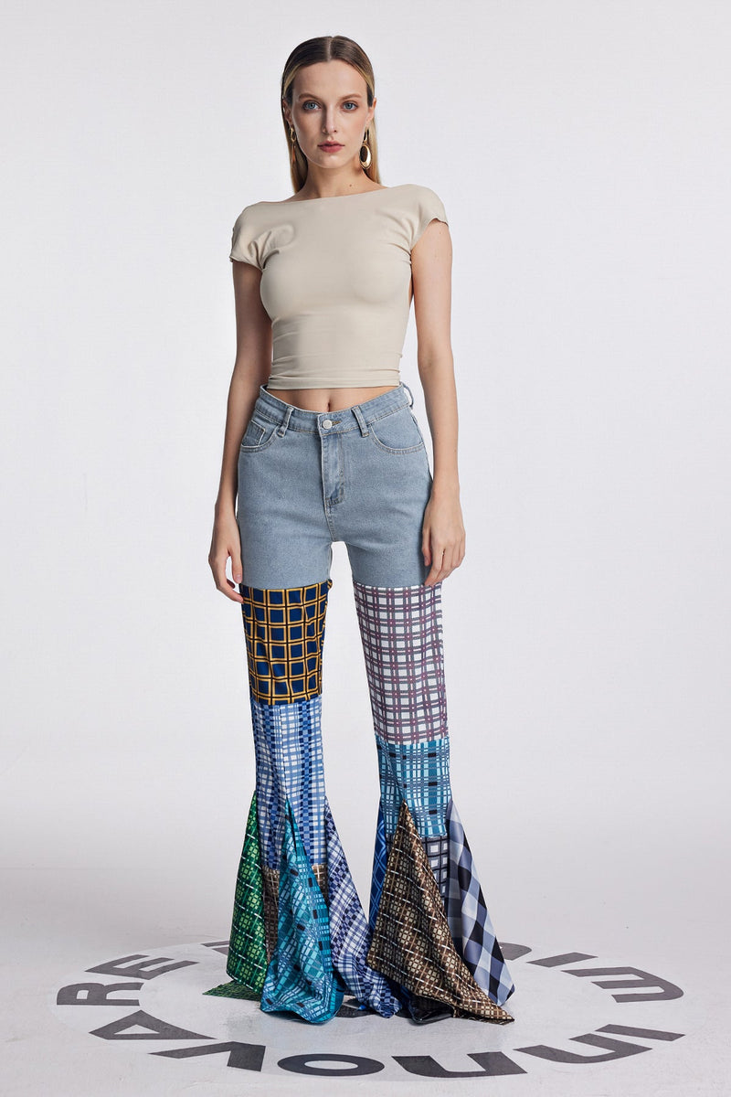 A Vintage Style Pants with Delicate Timeless Details