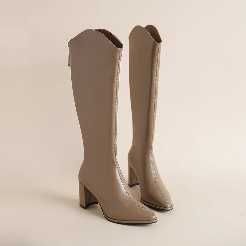 A Vintage Style Boots with Delicate Timeless Details