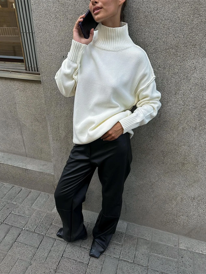 Beautifully Finished Sweater in a Timeless Design