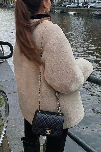 A Vintage Style Coat with Delicate Timeless Details