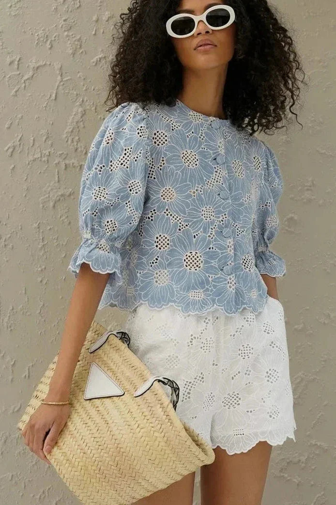 Gracefully Styled Blouse for Any Occasion