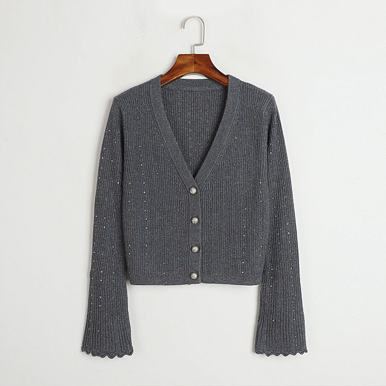 A Vintage Style Sweater with Delicate Timeless Details
