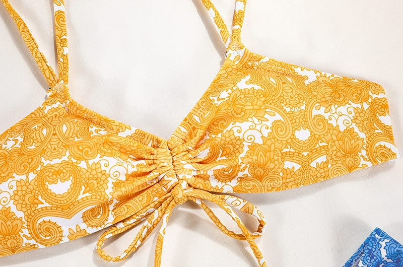 A Vintage Style Bikini with Delicate Timeless Details