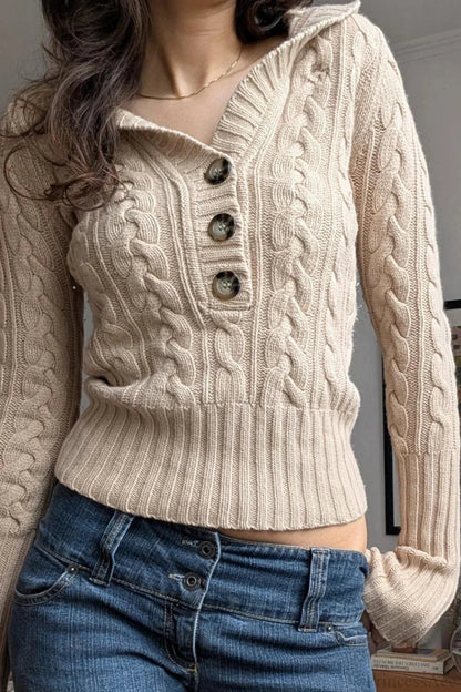 Vintage Inspired Sweater with a Contemporary Edge