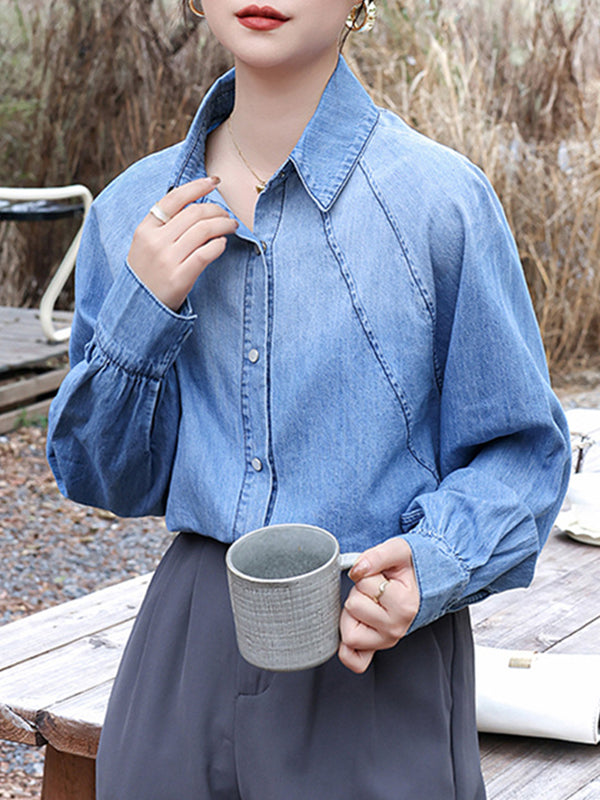 Classic Vintage Blouse with a Flattering Fit