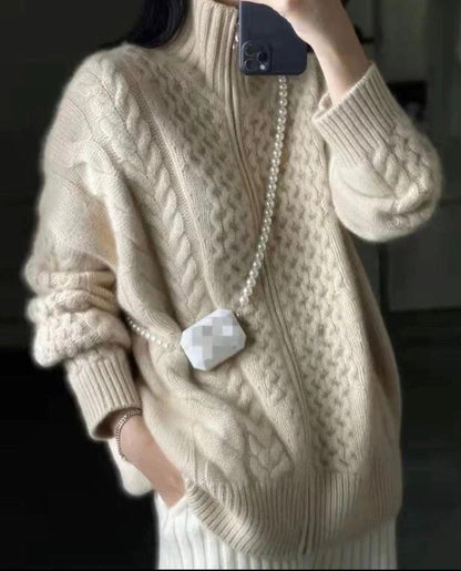 Classic Vintage Cardigan with a Flattering Fit