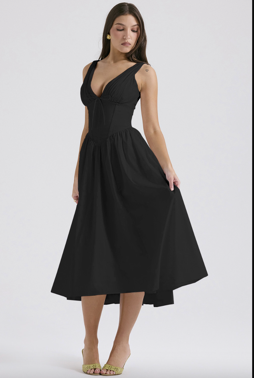 A Vintage Style Dress with Delicate Timeless Details