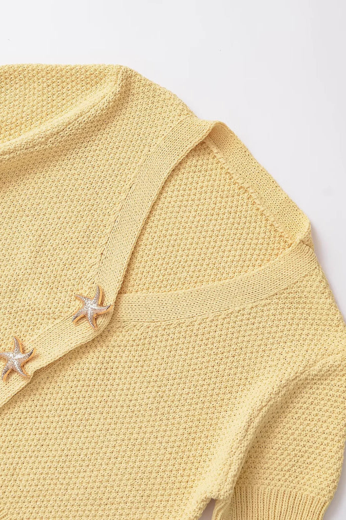 Well Tailored Cardigan with a Graceful Silhouette