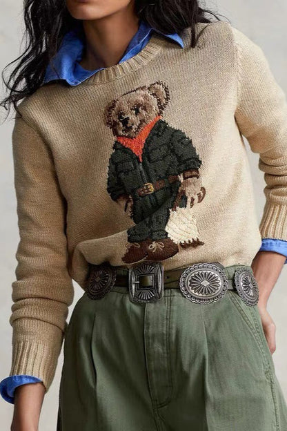 A Vintage Style Sweater with Delicate Timeless Details