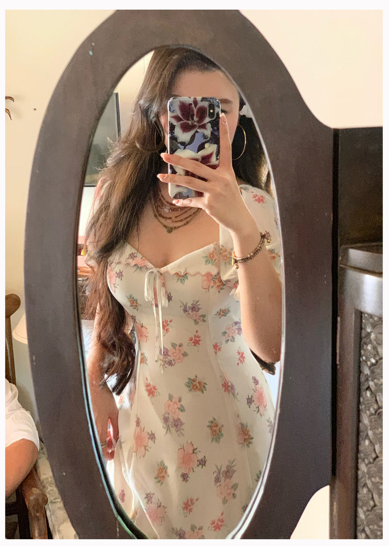 A Vintage Style Dress with Delicate Timeless Details