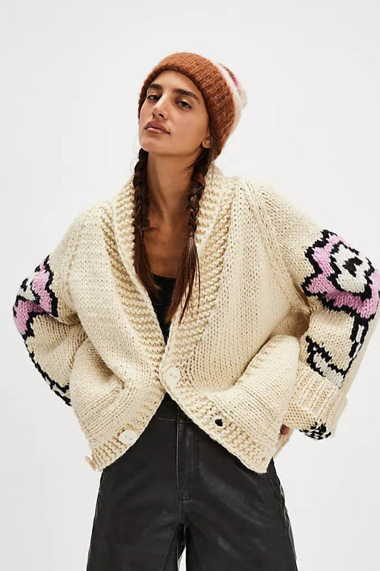 A Vintage Style Cardigan with Delicate Timeless Details