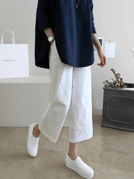 Well Tailored Pants with a Graceful Silhouette