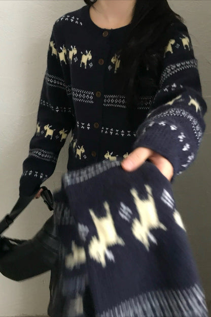 Vintage Inspired Cardigan with a Contemporary Edge