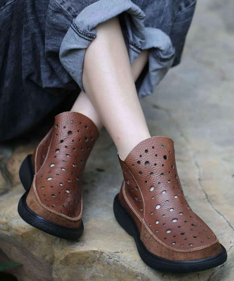 A Vintage Style Boots with Delicate Timeless Details