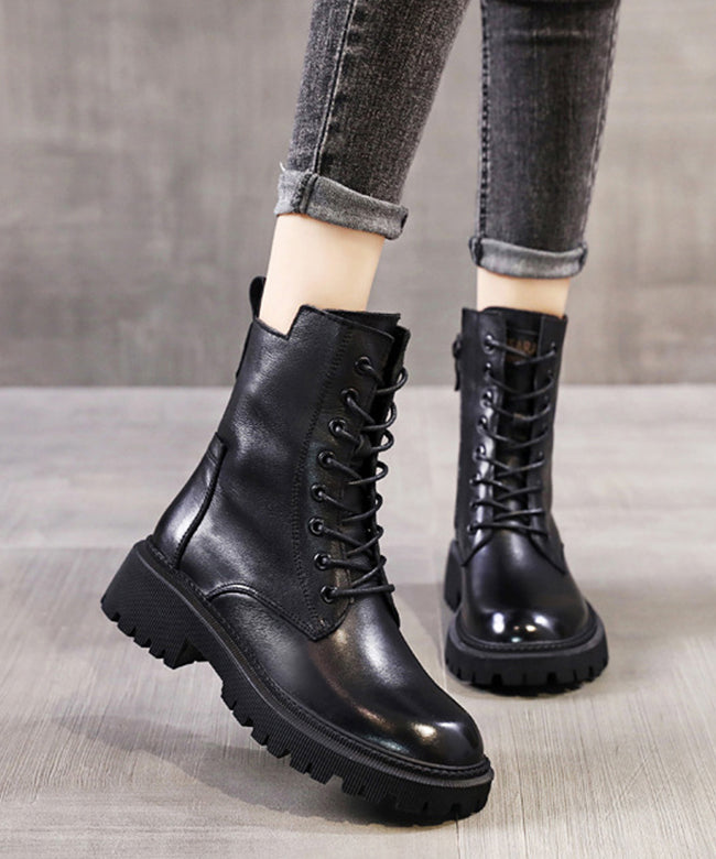 A Vintage Style Boots with Delicate Timeless Details
