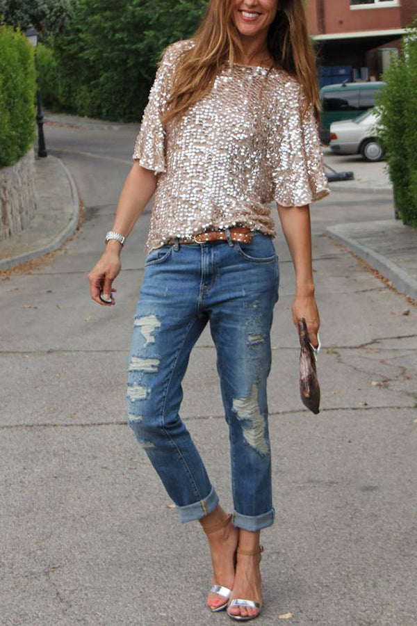 Well Tailored T-Shirt with a Graceful Silhouette