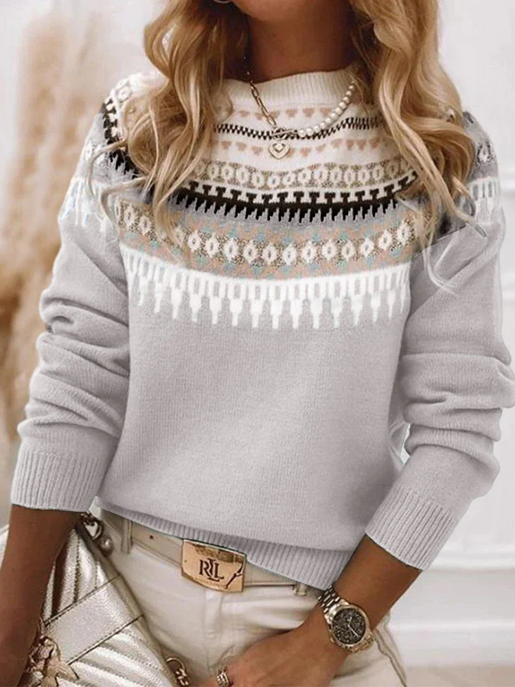 Classic Vintage Sweater with a Flattering Fit