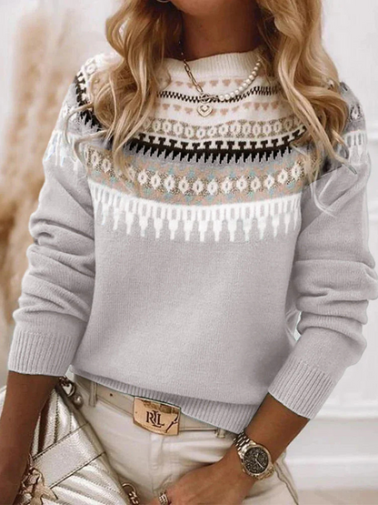 Classic Vintage Sweater with a Flattering Fit