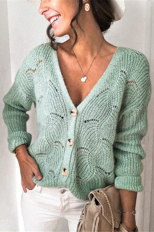 Classic Vintage Cardigan with a Flattering Fit