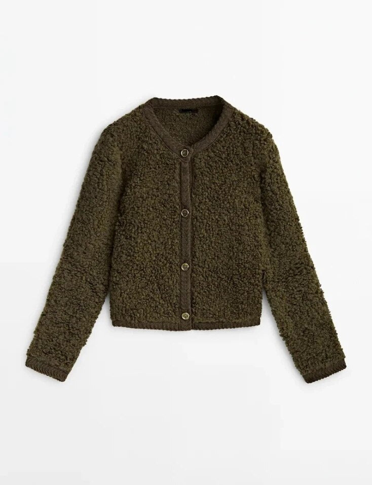 Classic Vintage Cardigan with a Flattering Fit