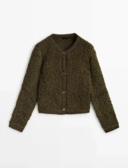 Classic Vintage Cardigan with a Flattering Fit