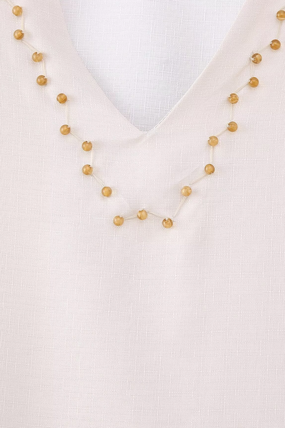 A Vintage Style Dress with Delicate Timeless Details