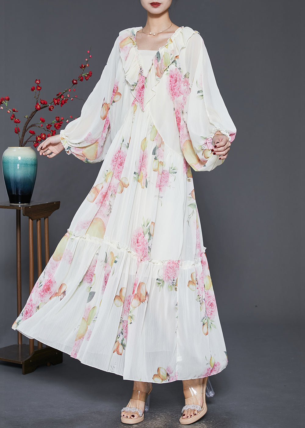A Vintage Style Dress with Delicate Timeless Details