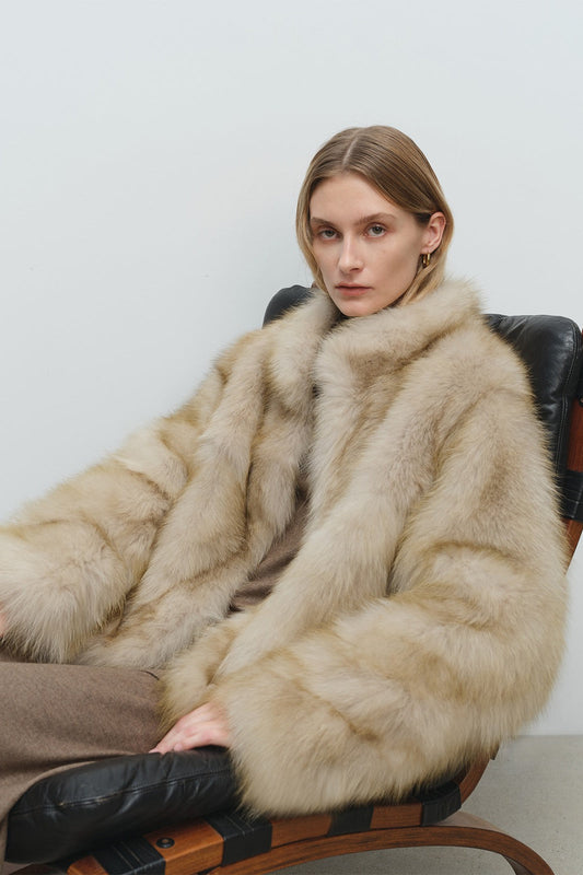 Classic Vintage Coat with a Flattering Fit