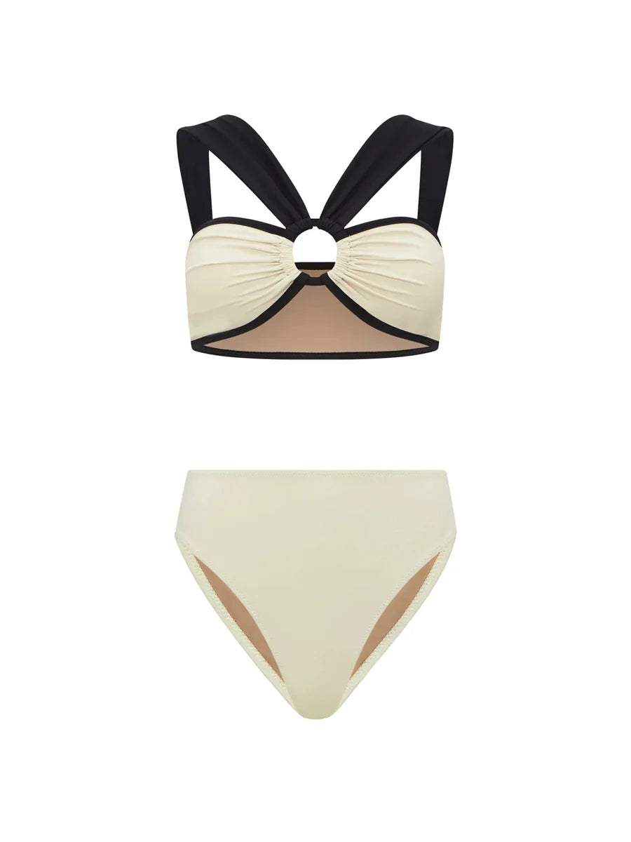 A Vintage Style Swimsuit with Delicate Timeless Details