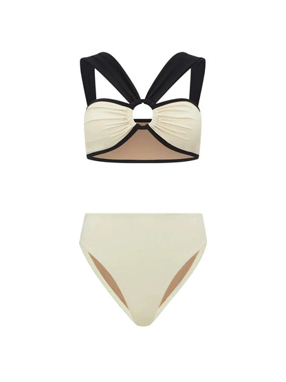 A Vintage Style Swimsuit with Delicate Timeless Details