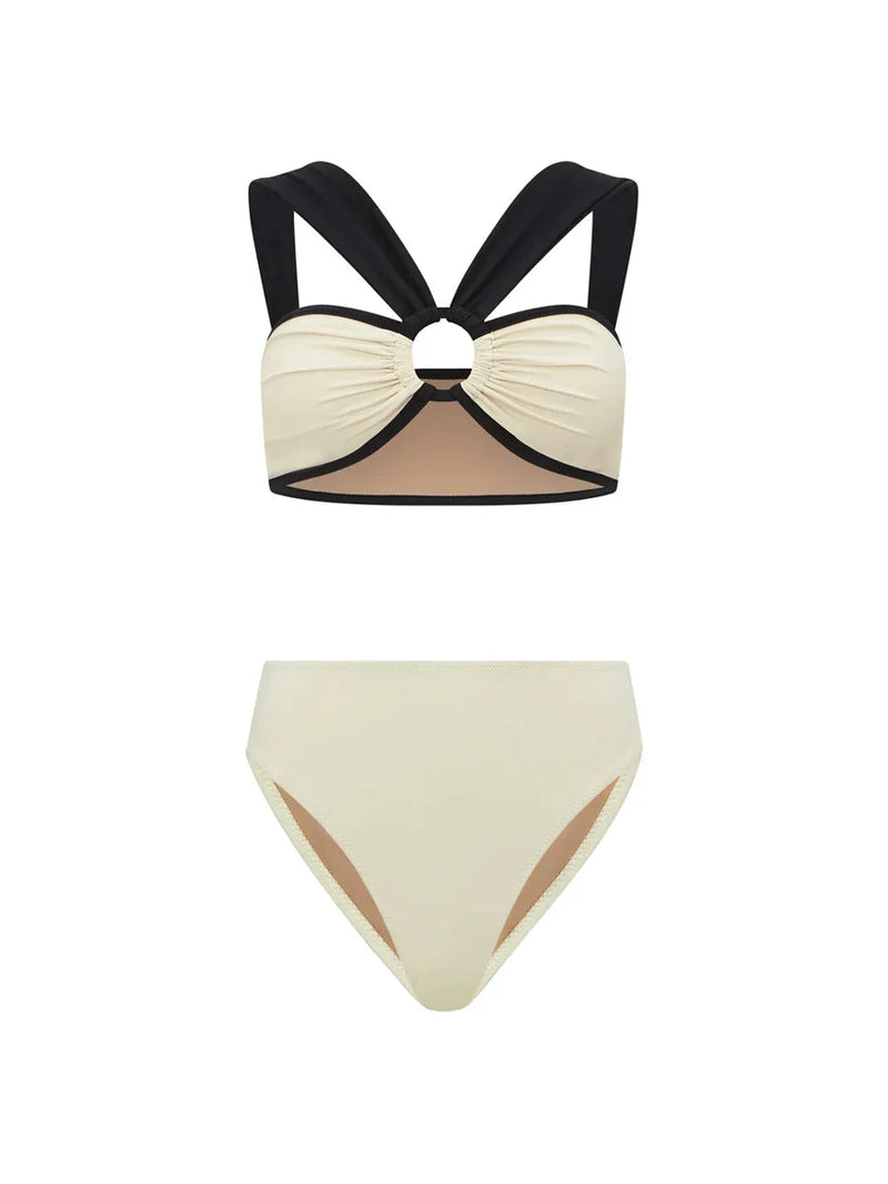 A Vintage Style Swimsuit with Delicate Timeless Details