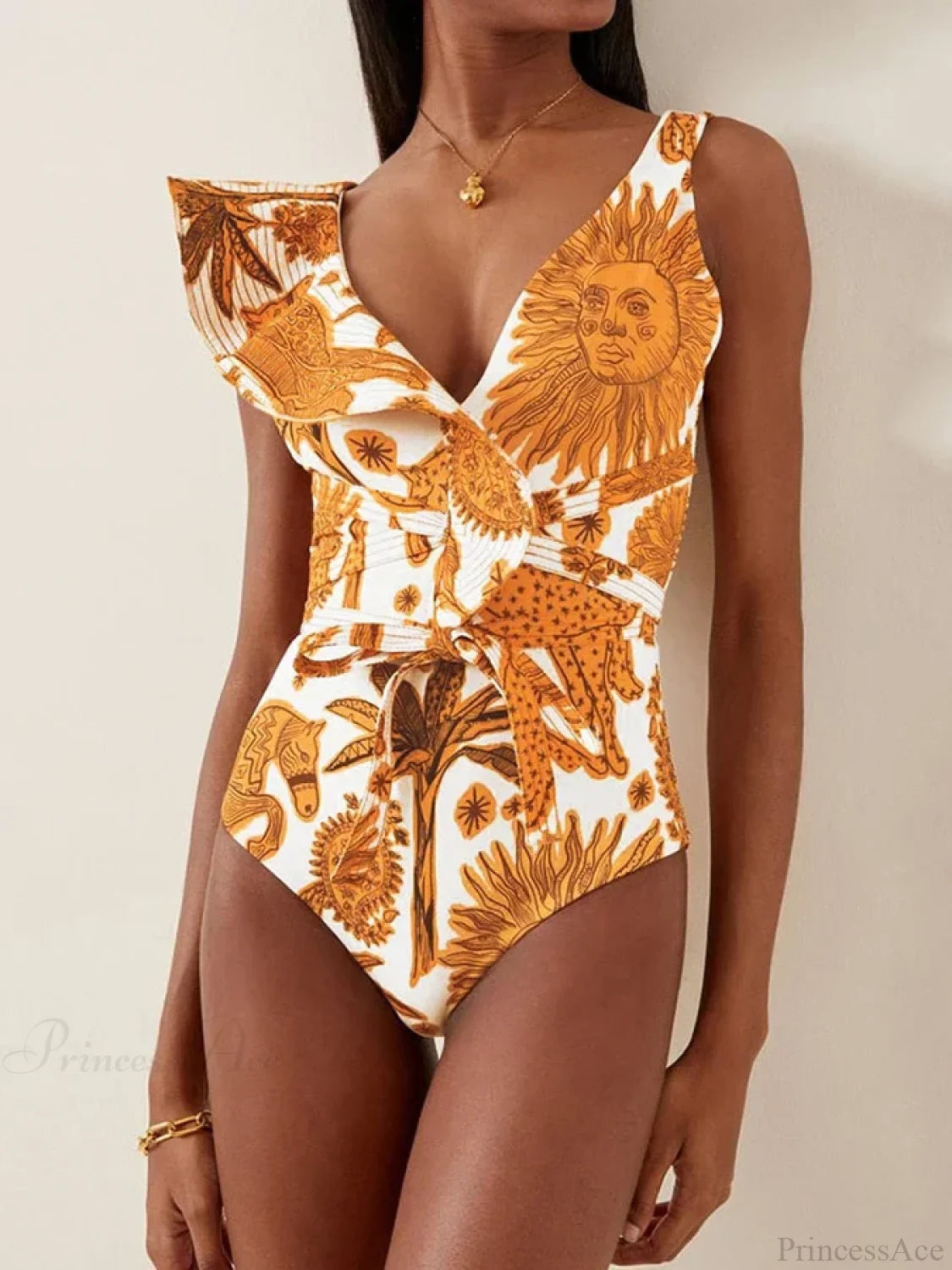 Beautifully Finished Swimsuit in a Timeless Design