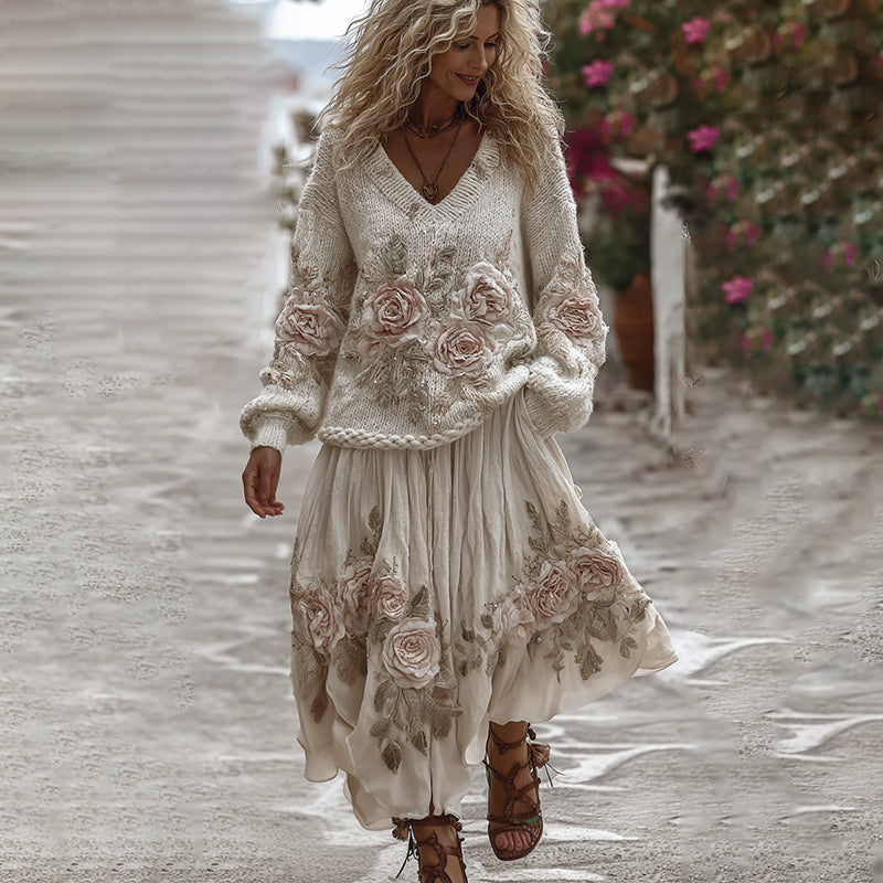 Gracefully Designed Sweater