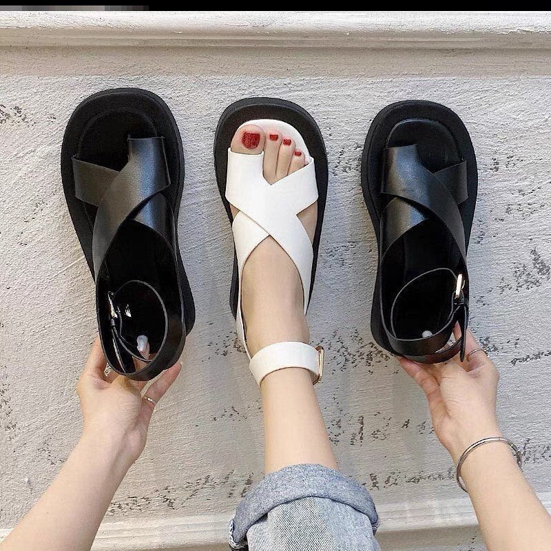 A Vintage Style Sandals with Delicate Timeless Details