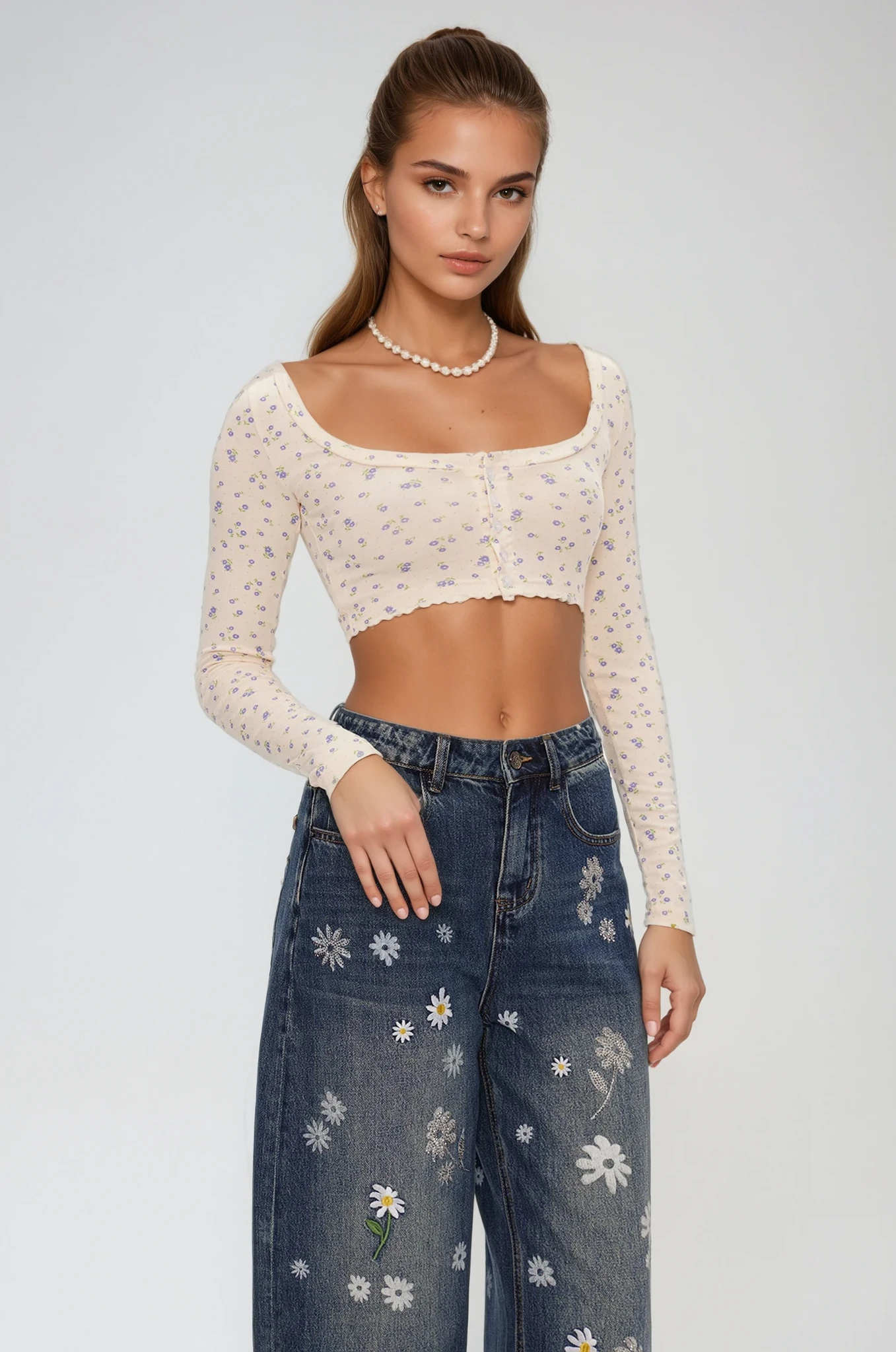 A Vintage Style Top with Delicate Timeless Details