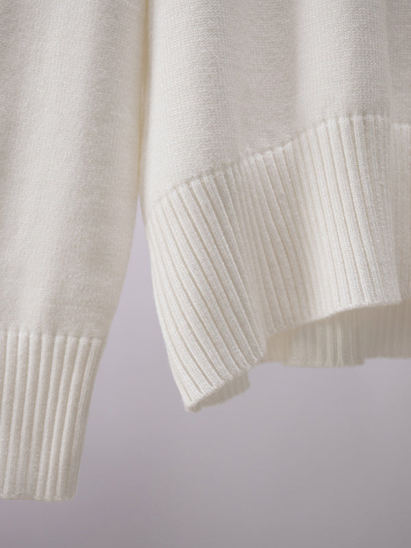 A Vintage Style Sweater with Delicate Timeless Details
