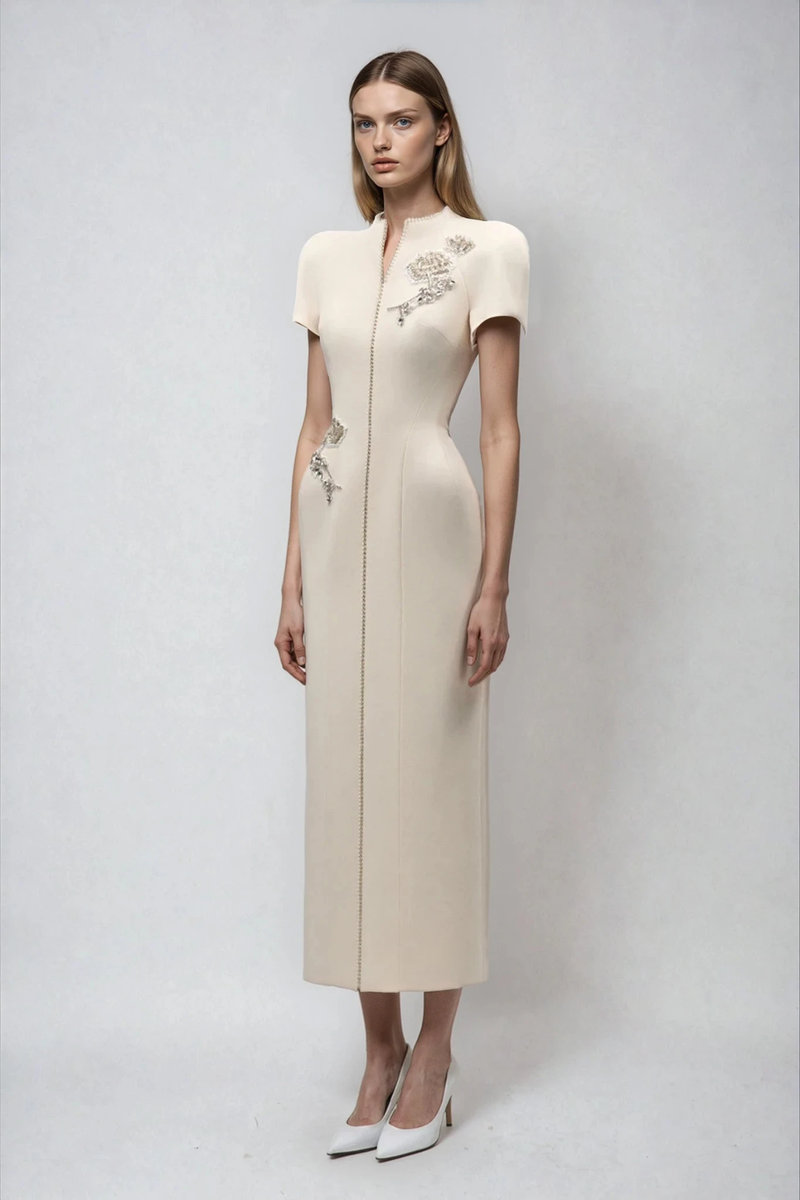 Elegantly Styled Dress for Everyday Wear