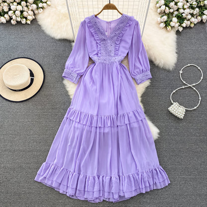 A Vintage Style Dress with Delicate Timeless Details