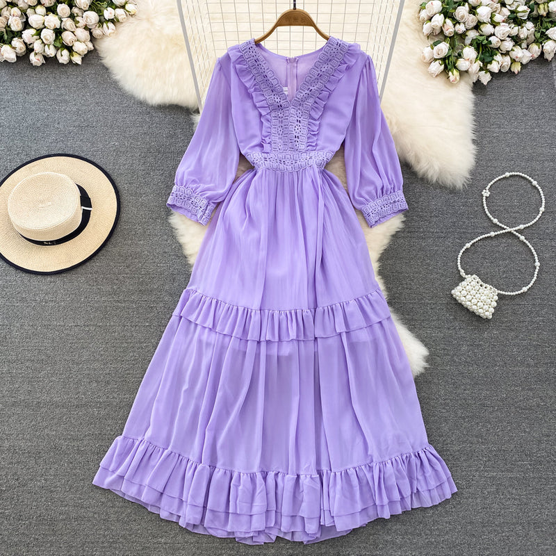 A Vintage Style Dress with Delicate Timeless Details